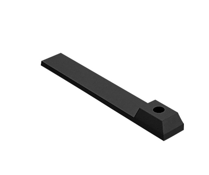 Housse de wireway en suspension système d’éclairage sur rail J Series, Noir