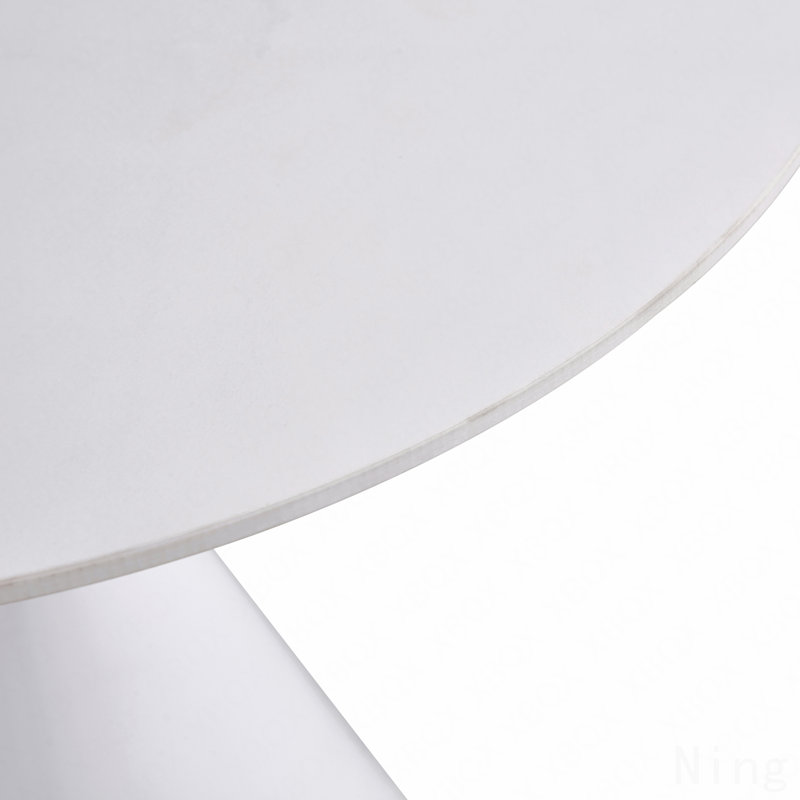 1-Piece Modern White Coffee Table Table, Simple Negotiation Table, Balcony Dining