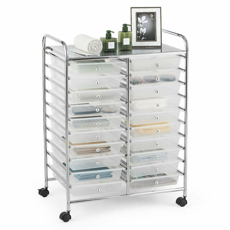 34'' H x 25'' W Utility Cart with Wheels