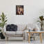 "Brown Horse pair", art mural encadré par Victoria Schultz-444067743-444067746