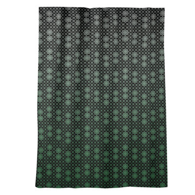 Panneau de rideau simple occultant et isolant avec passe-tringle treillis window Avicia