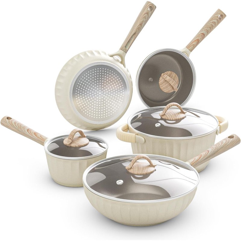 9 - Piece Non-Stick Aluminum Cookware Set