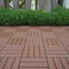 Carreaux de terrasse emboîtables en plastique 12 po x 12 po-94343064