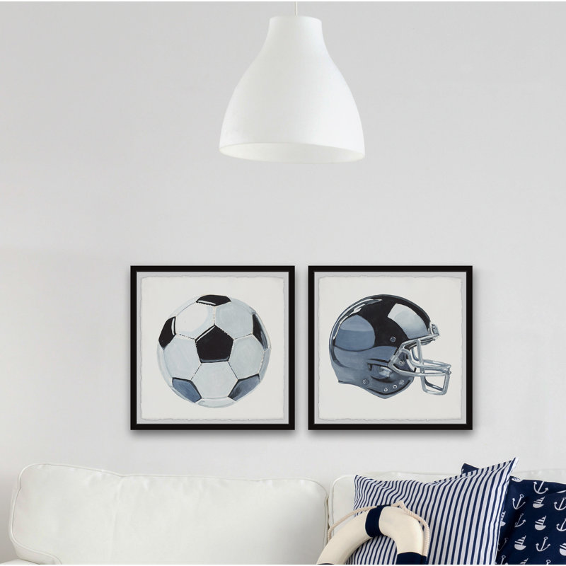 «Ball Games Diptych», art encadré 2 pièces, H 32 po x l 32 po x P 1,5 po