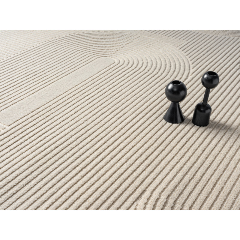 Tapis à motif géométrique abstrait de la collection Nuevo, Tapis de couloir 2 pi 1 po x 7 pi 4 po