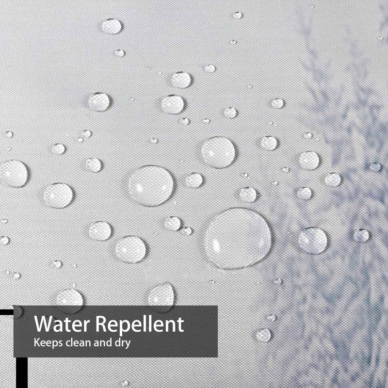 Rideau de douche Foggy Winter, L 72 po x l 84 po