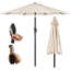 116cm Tilt Beach Parasol