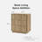 Commode 3 tiroirs l 32,2 po Dorcus-312552982