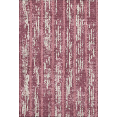 Premium Machine Washable Prisco Blush Rug