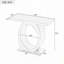 Console avec base en forme d'œuf-805932456