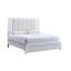 Lit double Burlington (matelas non inclus), blanc