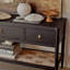 Table d'entrée de style américain en bois massif rétro-1648080541