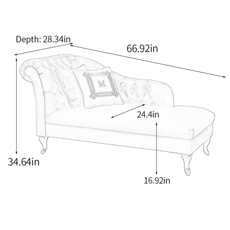 Chaise longue Sybrand, Similicuir rouge foncé, Gauche