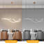 Lustre linéaire moderne pour îlot de cuisine à DEL - 59 po