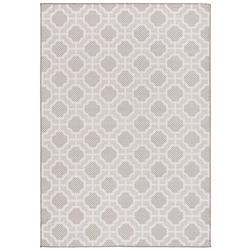 Oppelo 200 Performance Geometric Indoor/Outdoor Area Rug, Rectangle 5'3" x 7'7"