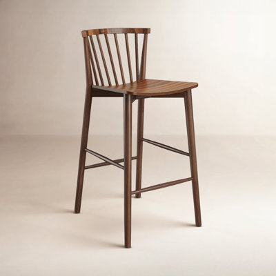 Tybee 25'' Solid Wood Counter Stool