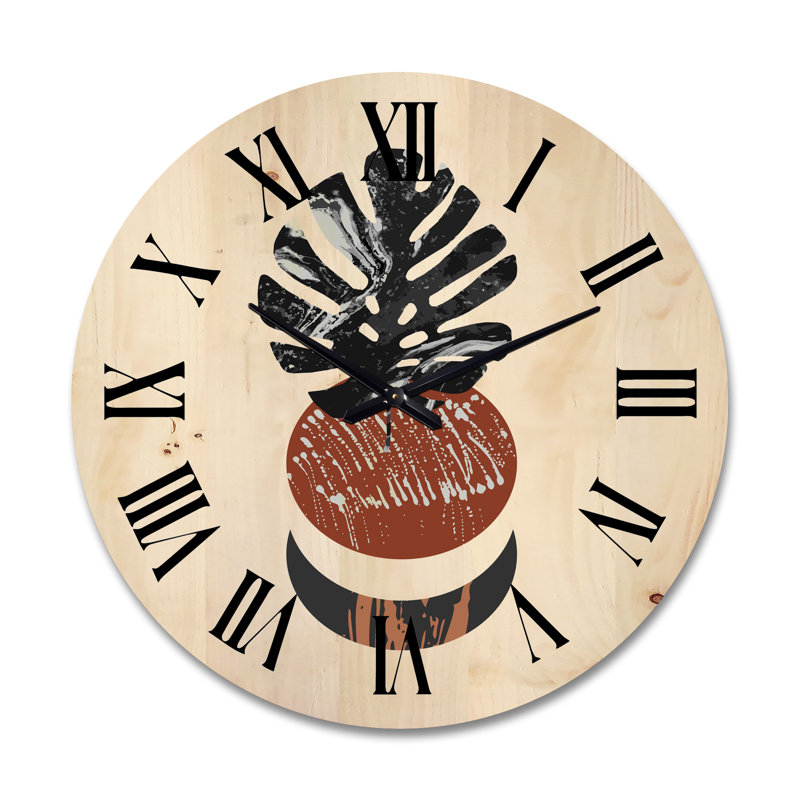 Solid Wood Wall Clock, Extra Large