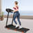 Folding Treadmill With Heart Rate Sensor, USB Charge Station, Bluetooth Speaker, 7.5MPH, 300lbs Capacity