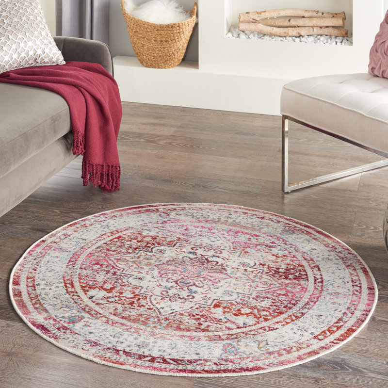 Benedikt Oriental Indoor Rug, Round 4'