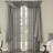 Madison Park Harper Grey Solid Crushed 42x84" Curtain Panel Pair-1886352987-1886352988
