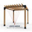 6 po X 6 po Ensemble de support de poteau supérieur (6)-124588444