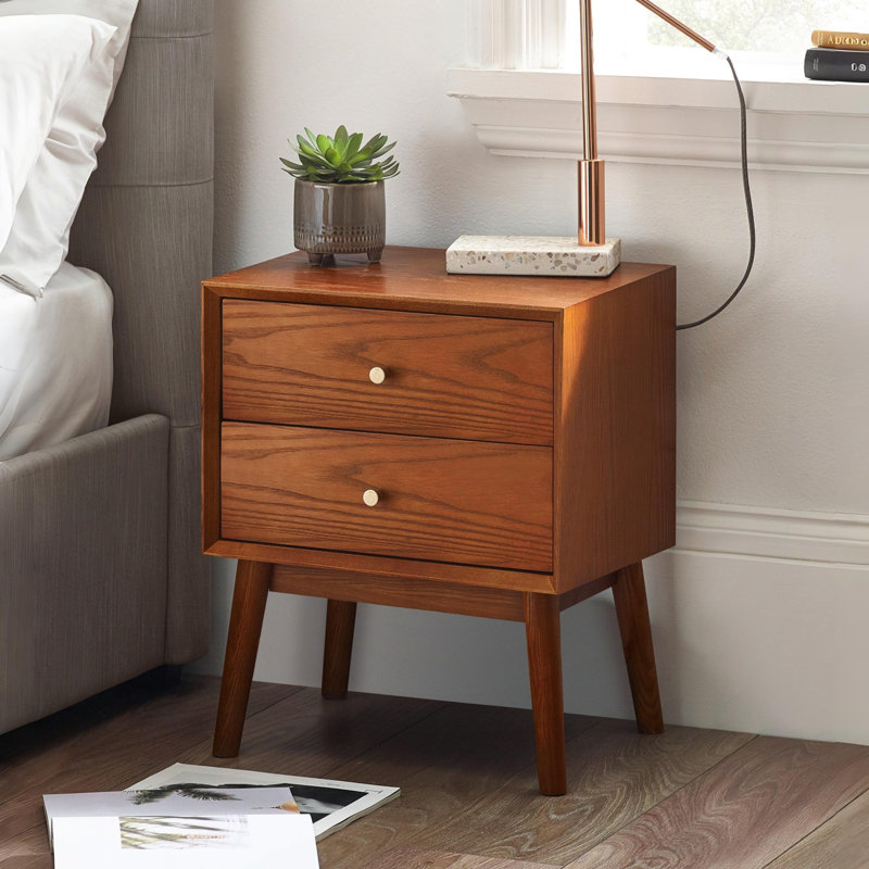 Barchov Manufactured Wood Bedside Table
