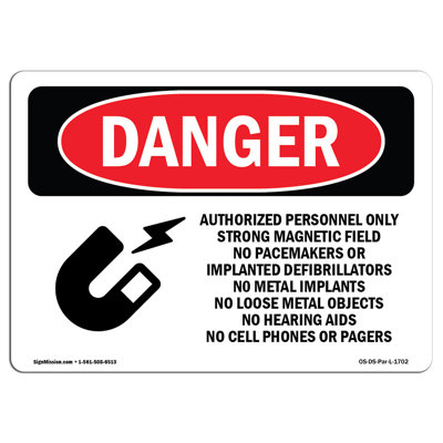 Panneau de danger OSHA