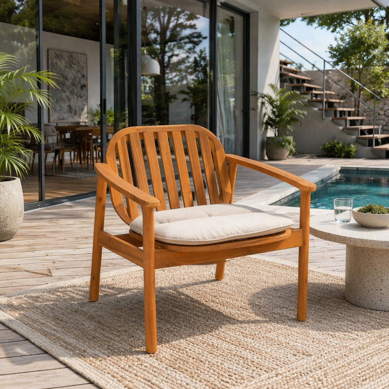 Fauteuil club avec coussin