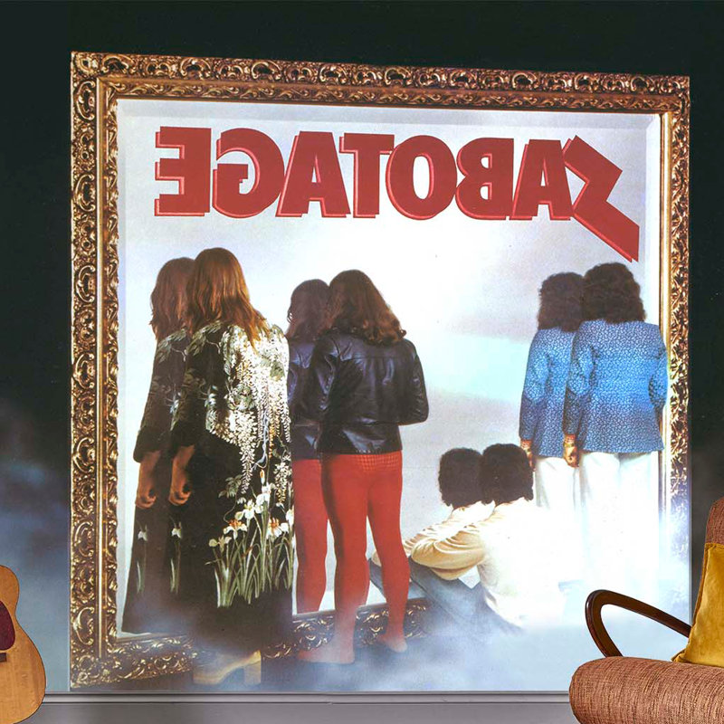 Black Sabbath Sabotage 2.5m X 50cm Matte Wall Mural