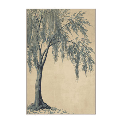 Machine Washable Orlandra Willow Tree French Country Vintage Look Rug in Beige – Beige Binding