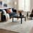 Kwamane Beige/Stone Blue Traditional Floral Filigree Power-loomed Indoor Area Rug-616263496
