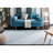 Rodgers Hand Woven Flat Weave Wool/Cotton Geometric Rug in Light Blue/Ivory-333719888