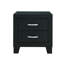 Table de chevet noire