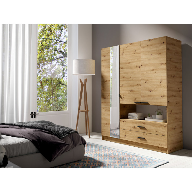 Taiba 3 Door Laminate Wardrobe