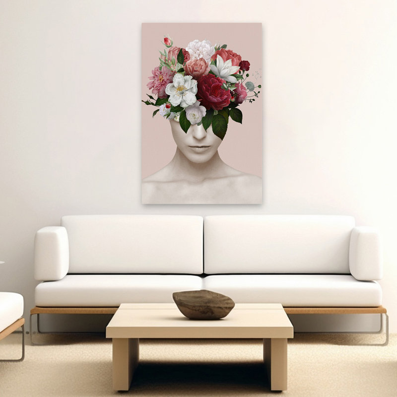 Art floral et botanique, art numérique, H 60 po x l 40 po