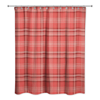 Patridge Plaid Shower Curtain