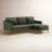 Daylen 2 - Piece Upholstered Tufted Reversible L-Sectional Sofa with Solid Wood Legs