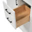 Meuble-lavabo compact avec lavabo en céramique et fabrication en bois durable, idéal pour les petits espaces et un rangement efficace