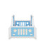 Lit plateforme simple avec roulettes Classic-871977834