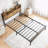 Full Size Bed Frame with Storage Headboard, Metal Platform Bed with Charging Station, Bookcase Storage, No Box Spring Needed, Easy Assembly, Noise-Free, Black -121781304-121781306