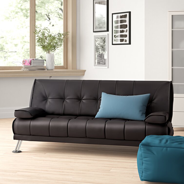 Marylee 3 Seater Faux Leather Sofa Bed