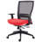 Mia Mesh Back Ergonomic Office Chair with Adjustable Arms & Lumbar, Seat Slide, and Tilt Control, Red Fabric Seat-1059459286-1059458479