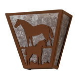 Rustic Lodge 1 - Light Flush Mounted Sconce