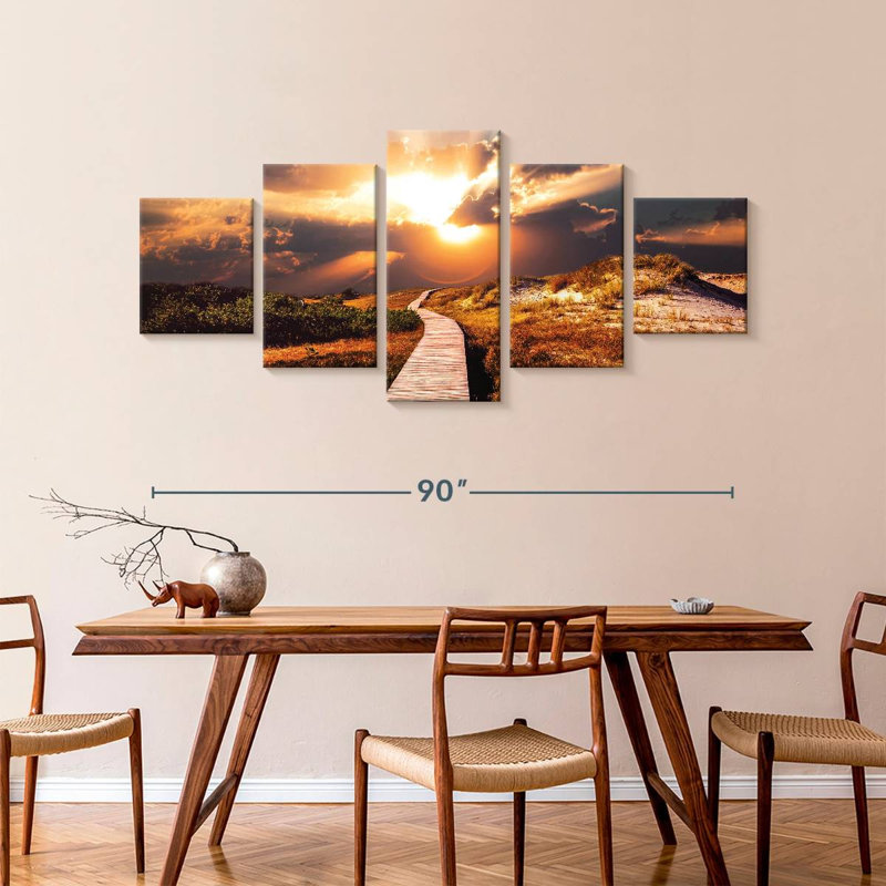 Beach Dunes Walkway, 42" H x 92" W