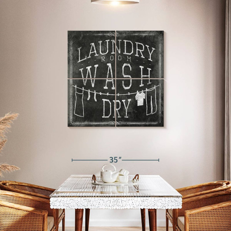 Tergel Chalkboard Laundry, 38'' H x 38'' W