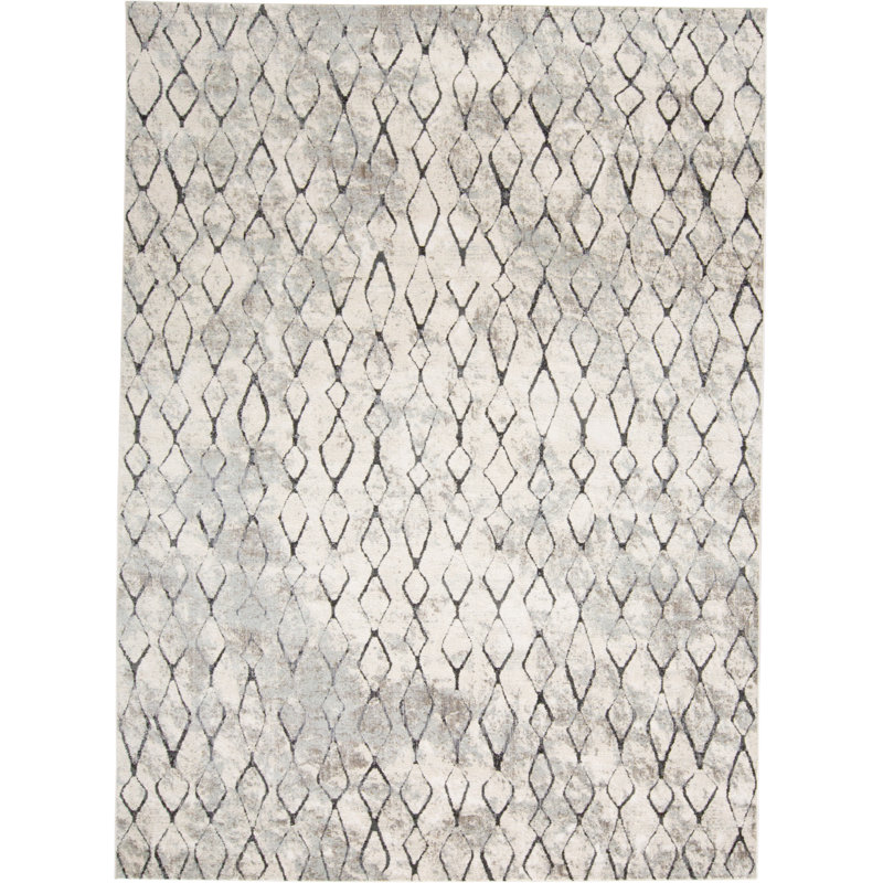 Tapis sable / gris anthracite Costigan, Rectangle 2 pi 2 po x 3 pi