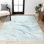 Tapis ivoire / bleu Amdrea