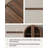 Modern Arch Wall-Mounted Storage Cabinet – Adjustable Shelf, Copper Handle, 22Lbs Load Capacity Per Shelf-202999682