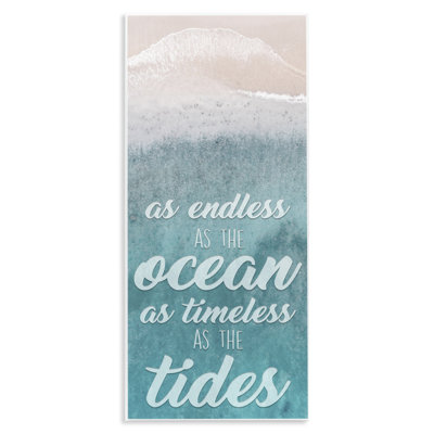Plaque murale Endless Ocean Timeless Tides, design par Marcus Prime