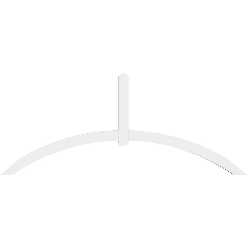 Support pour pignon en PVC Archdale, H 40 po x l 96 po (pas : 10/12), P 4 po x F 4 po